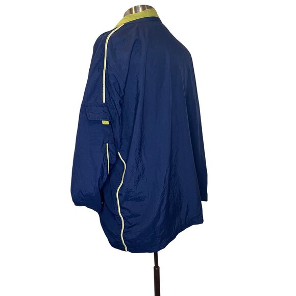 S.L. Sport Womens Reversible Blue & Green Windbreaker Jacket Size 18/20 - Picture 3 of 7